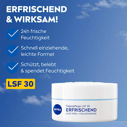 Tagescreme LSF30 erfrischend NIVEA
