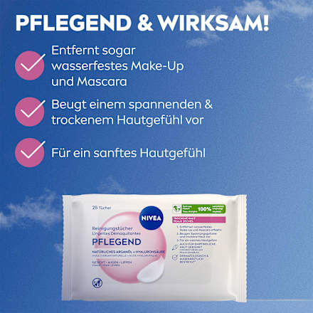 Reinigungstücher pflegend NIVEA