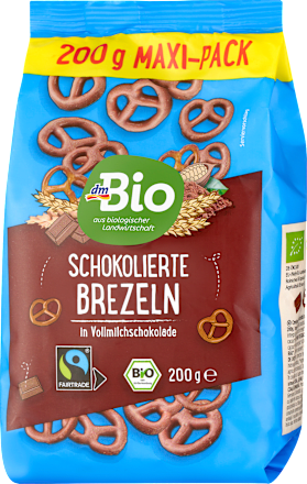 Schokolierte Brezeln dmBio