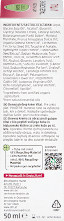 denní pleťový krém Vital Lupin alverde NATURKOSMETIK