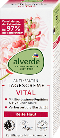 Gesichtscreme Anti-Falten Vital reife Haut alverde NATURKOSMETIK