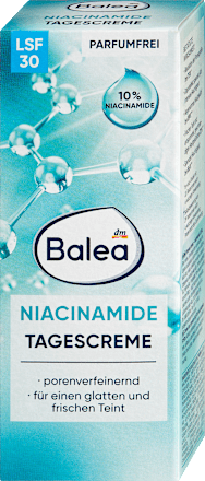 Nappali arckrém niacinamiddal, FF30 fényvédelemmel Balea