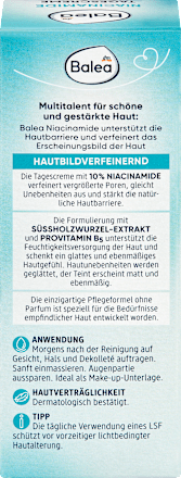 Nappali arckrém niacinamiddal, FF30 fényvédelemmel Balea