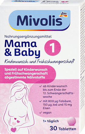Mama & Baby 1, Tabletten 30 St Mivolis