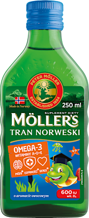 Tran w płynie Norweski Owocowy MÖLLER'S