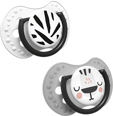 Smoczek silikonowy dynamiczny 0-3m Salt&Pepper LOVI