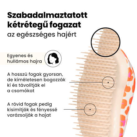 Mini hajkefe, szafari mintás, gyerekeknek Tangle Teezer