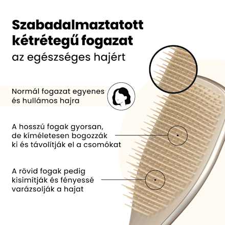 Kifésülő hajkefe Ultimate Detangler, egyenes és hullámos hajra Tangle Teezer