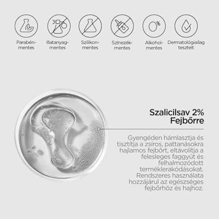 Hajszérum Just szalicilsav, fejbőrre REVOX B77