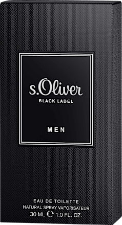 Férfi EdT Black Label s.Oliver