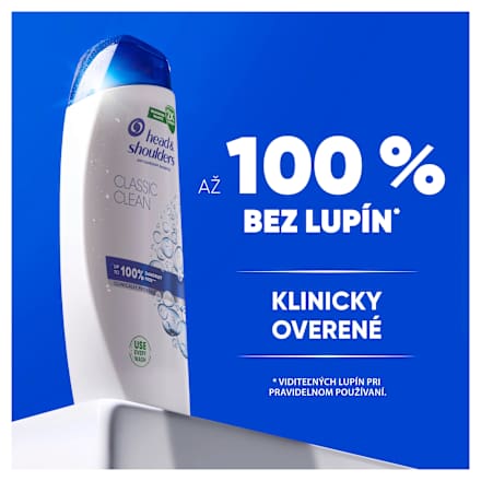 Šampón proti lupinám Classic Clean head&shoulders