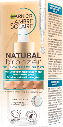 Natural Bronzer Self-tan serum za samotamnjenje lica Garnier Ambre Solaire