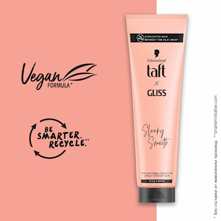 Изправящ крем за непокорна коса Sleeky Smooth Schwarzkopf taft