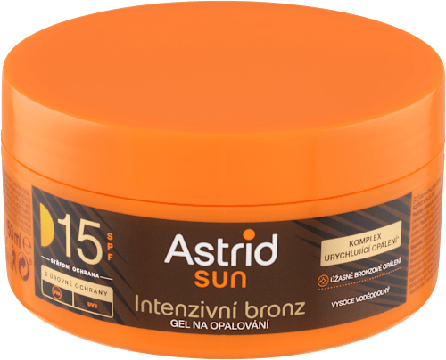sun gel na opalování SPF15 Astrid