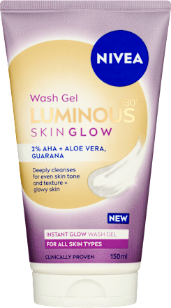 Luminous630 Skin Glow čisticí pleťový gel NIVEA