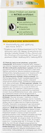 Körperöl Cellulite Zitrone & Rosmarin alverde NATURKOSMETIK