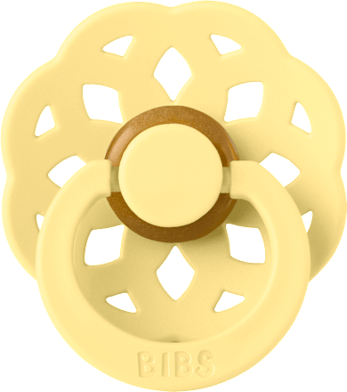 Duda varalica Boheme – žuta i bijela, 6+ mj. BIBS