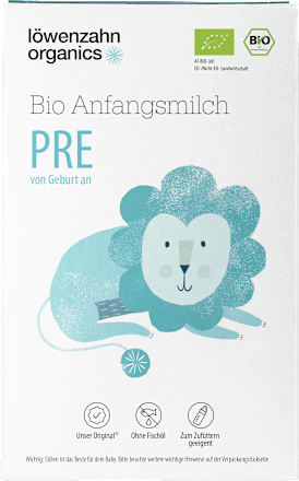 Anfangsmilch Pre von Geburt an Löwenzahn Organics