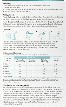 Anfangsmilch Pre von Geburt an Löwenzahn Organics