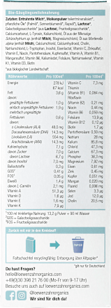 Anfangsmilch Pre von Geburt an Löwenzahn Organics