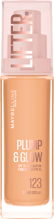 Фон дьо тен Lifter Plump & Glow, Nr. 123, SPF 15 MAYBELLINE NEW YORK