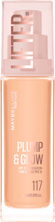 Фон дьо тен Lifter Plump & Glow, Nr. 117, SPF 15 MAYBELLINE NEW YORK