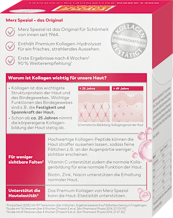 Kollagen Schönheits-Formel Trinkampullen 14 St Merz Spezial