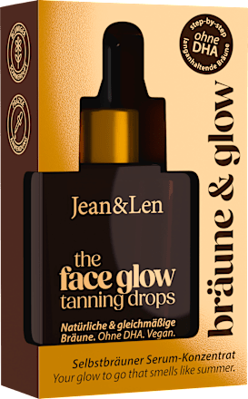 Selbstbräuner Konzentrat the face glow tanning drops Jean&Len