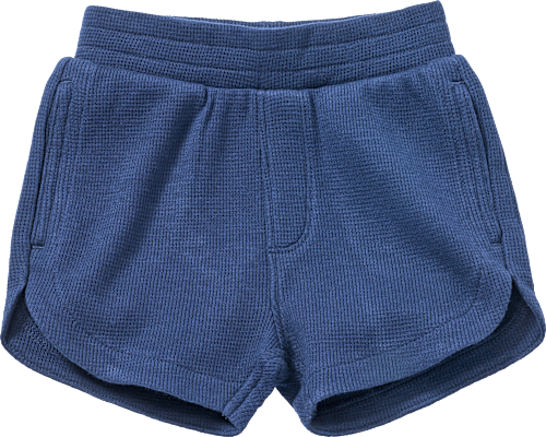 Shorts aus Sweat mit Waffel-Struktur, blau, Gr. 80 ALANA