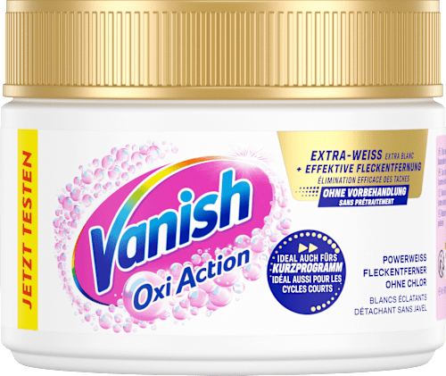 Fleckenentferner Pulver Oxi Action Weiss Vanish Oxi Action