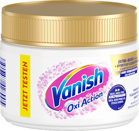 Fleckenentferner Pulver Oxi Action Weiss Vanish Oxi Action