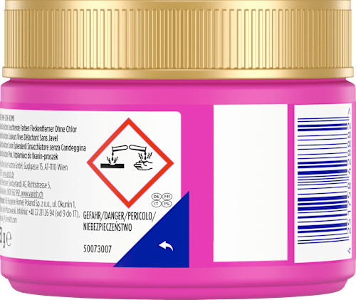Fleckenentferner Pulver Oxi Action Pink Vanish