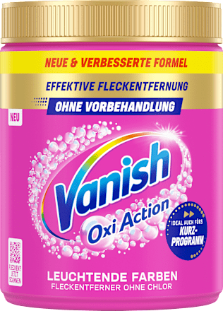 Fleckenentferner Pulver Wäsche Booster Vanish Oxi Action