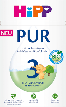 Folgemilch 3 Pur ab dem 10. Monat HiPP