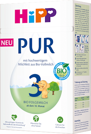 Folgemilch 3 Pur ab dem 10. Monat HiPP