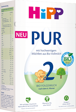Folgemilch 2 PUR nach dem 6. Monat HiPP