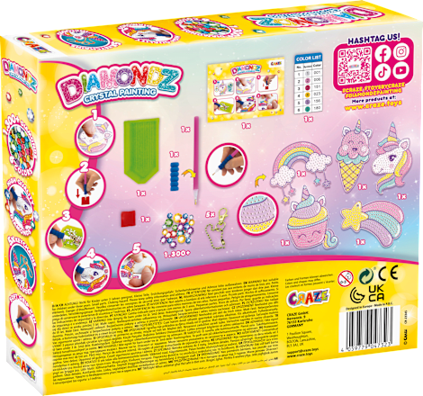 Diamondz Key-Chain Unicorn Set  CRAZE