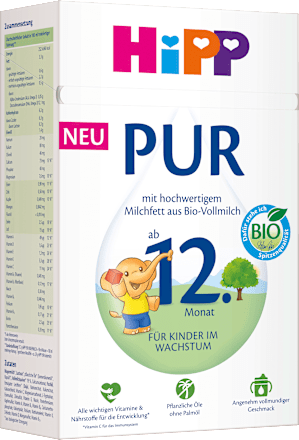 Folgemilch PUR ab dem 12.Monat HiPP