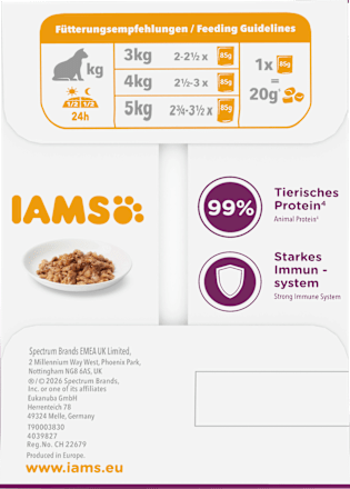Nassfutter Katze Land & Sea Collection in Gelee Multipack (8x85 g) IAMS