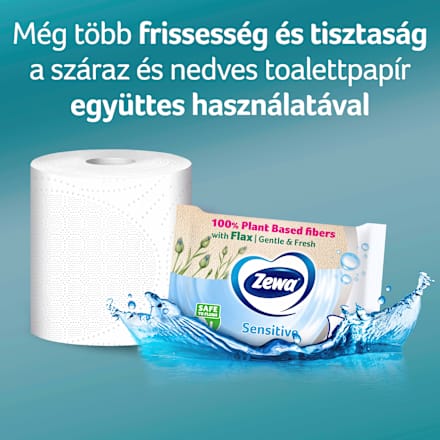 Toalettpapír Just One, 12 tekercs 5 rétegű, 840 lap ZEWA