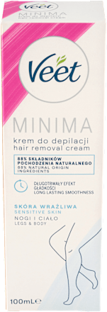 MINIMA depilační krém pro citlivou pokožku Veet