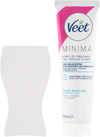 MINIMA depilační krém pro citlivou pokožku Veet