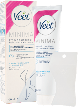 MINIMA depilační krém pro citlivou pokožku Veet