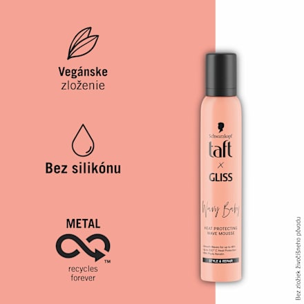 Penové tužidlo na vlnité vlasy Wavy Baby Schwarzkopf taft