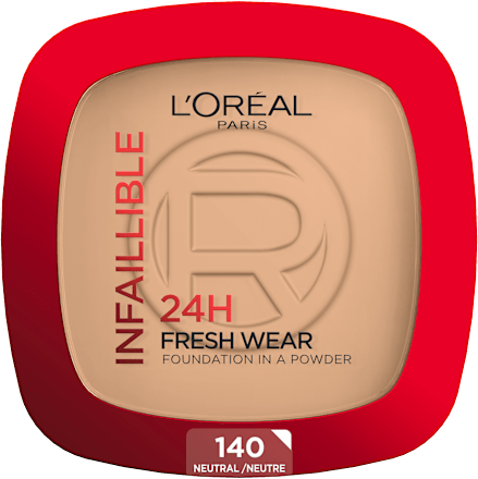 Infaillible 24H Fresh Wear pudră compactă 140 Golden Beige L'ORÉAL PARiS