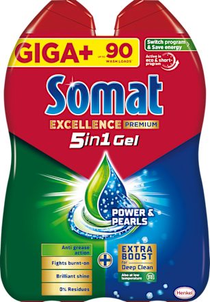 Gél do umývačky riadu Excellence Premium 5v1 Somat