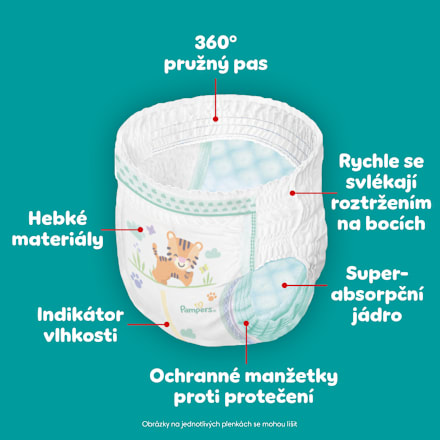 plenkové kalhotky, velikost 8 Pampers Premium Care
