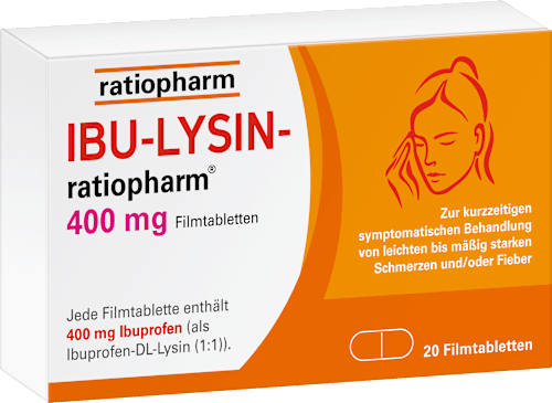 IBU-LYSIN-ratiopharm 400 mg Filmtabletten  ratiopharm