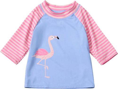 UV Shirt mit Flamingo-Motiv, lila & rosa, Gr. 134/140 PUSBLU