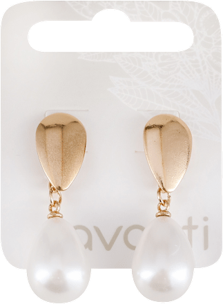 Viseće minđuše u zlatnoj boji sa biserom avanti